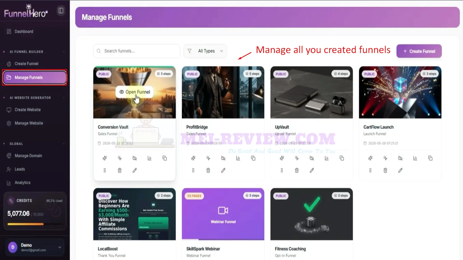 FunnelHero-AI-Demo-8-manage