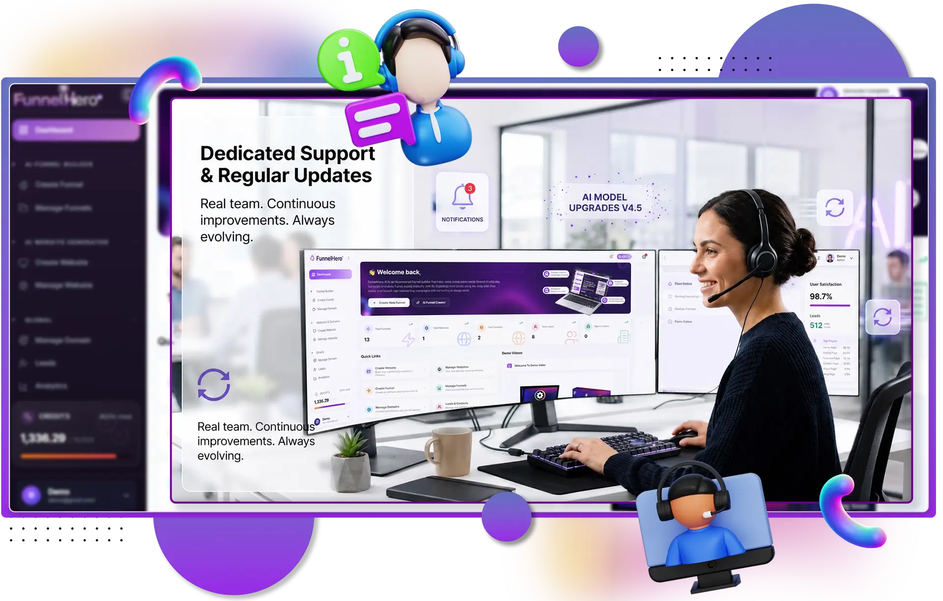 FunnelHero-AI-Feature-27-Support
