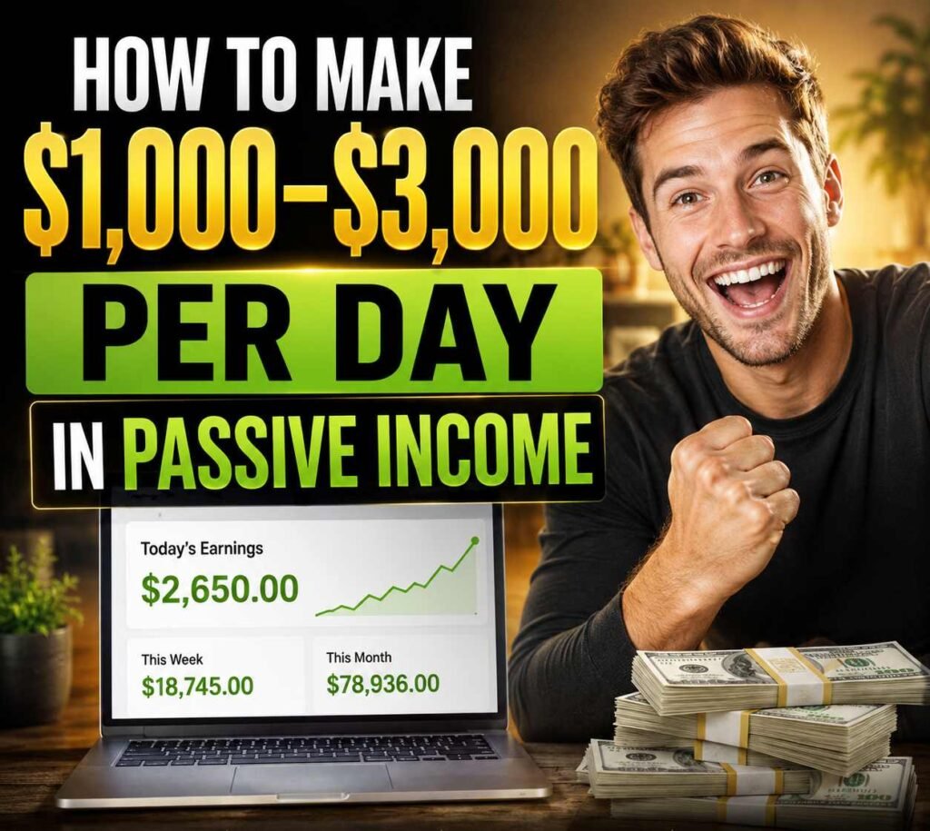 How To Make $1,000-$3,000 Per Day in Passive Income 1 How To Make 1000 3000 Per Day in Passive Income