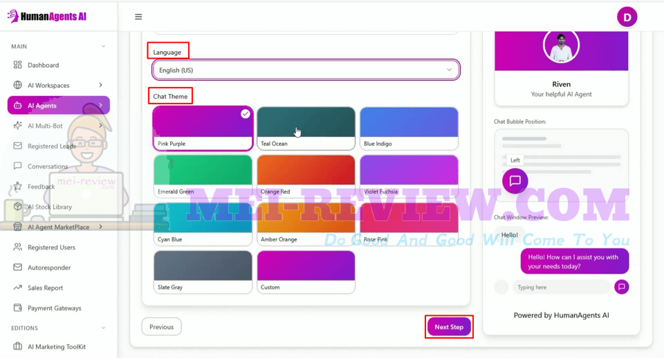 HumanAgents-AI-Demo-12-step