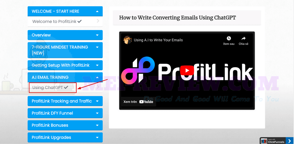 ProfitLink-Demo-9-email-training