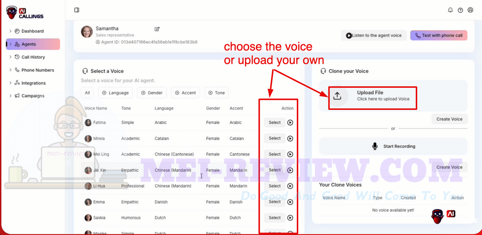 aicallings-how-to-use-6-voice