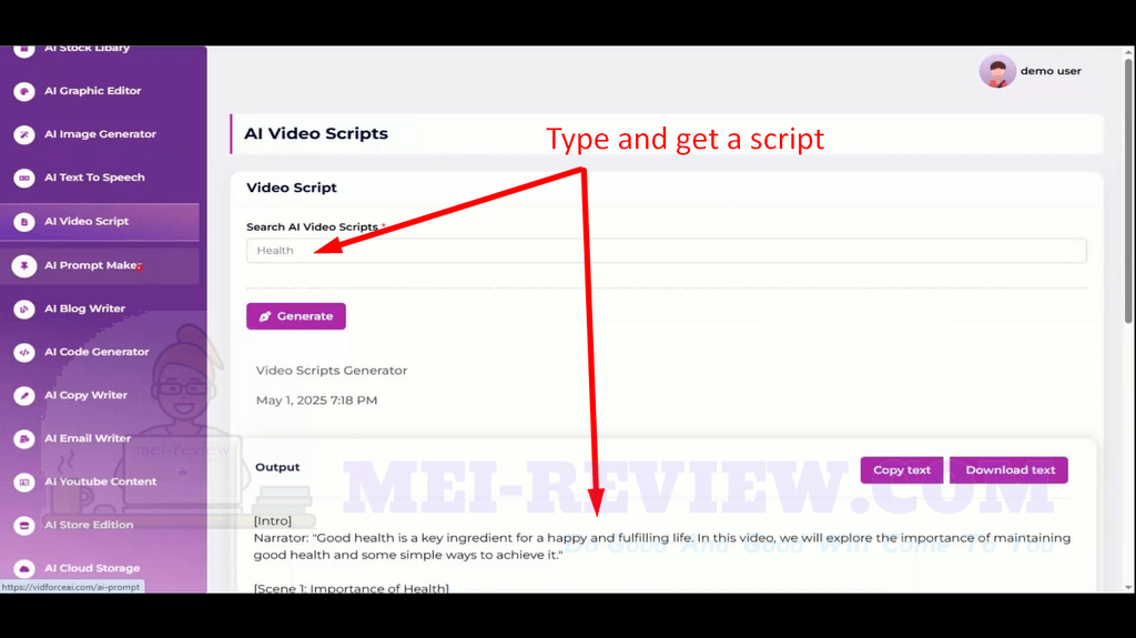 vidforce-ai-how-to-use-17-keyword