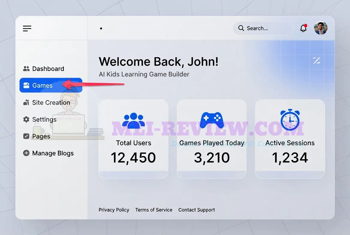 AI-Kids-Learning-Game-Builder-Demo-1-login