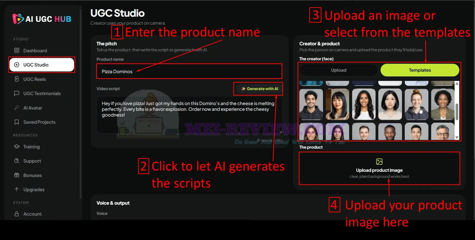 AI-UCG-Hub-Demo-3-ugc-studio
