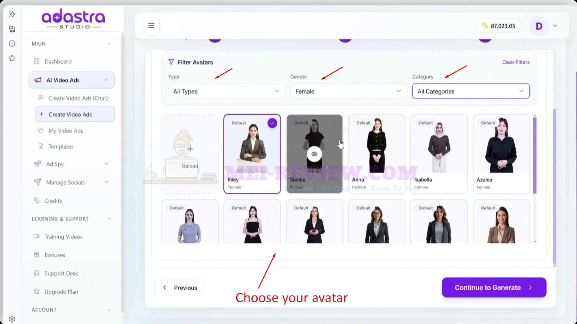 Adastra-Studio-AI-Demo-14-filtering