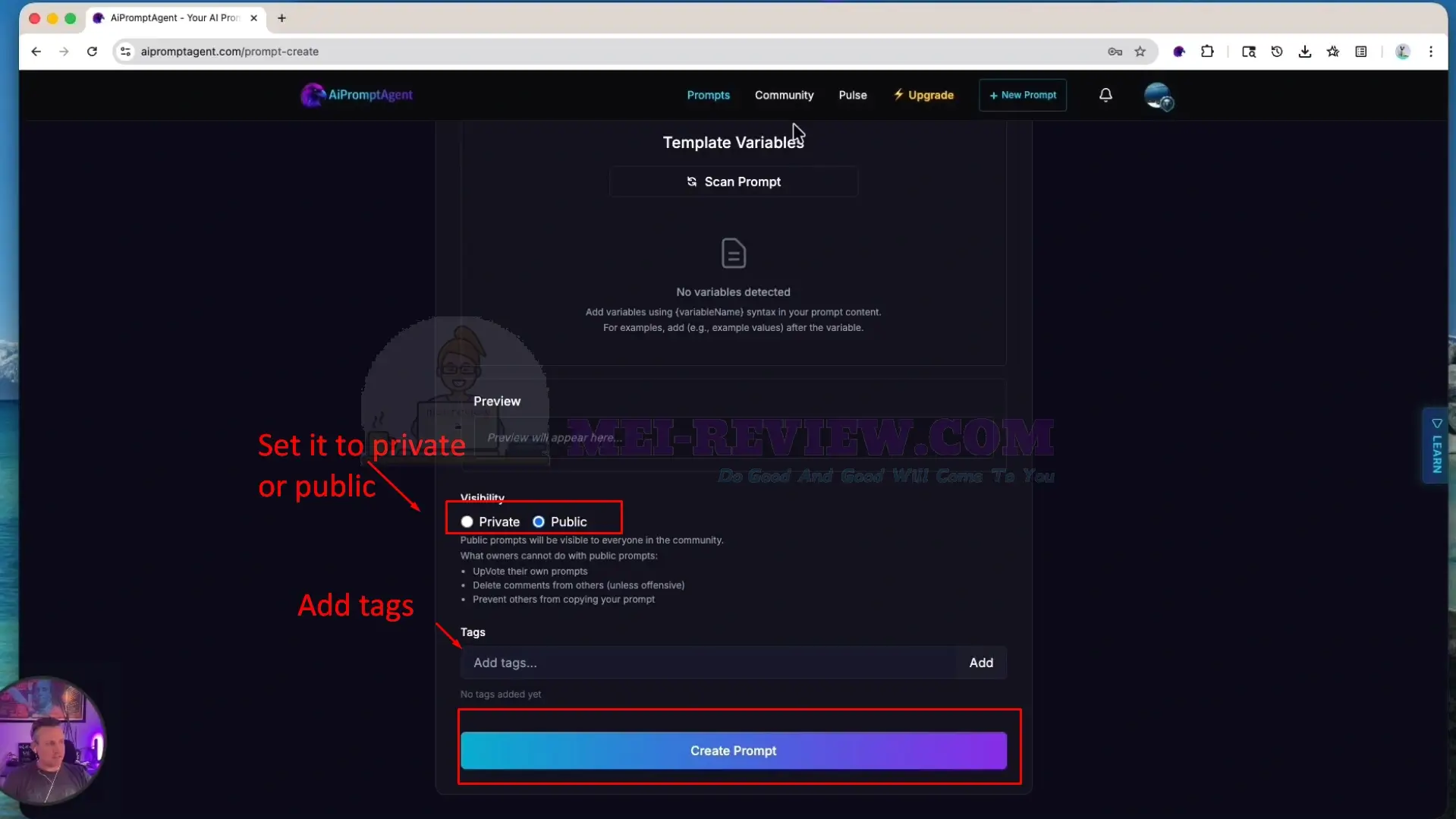 AiPromptAgent-Demo-6-tags