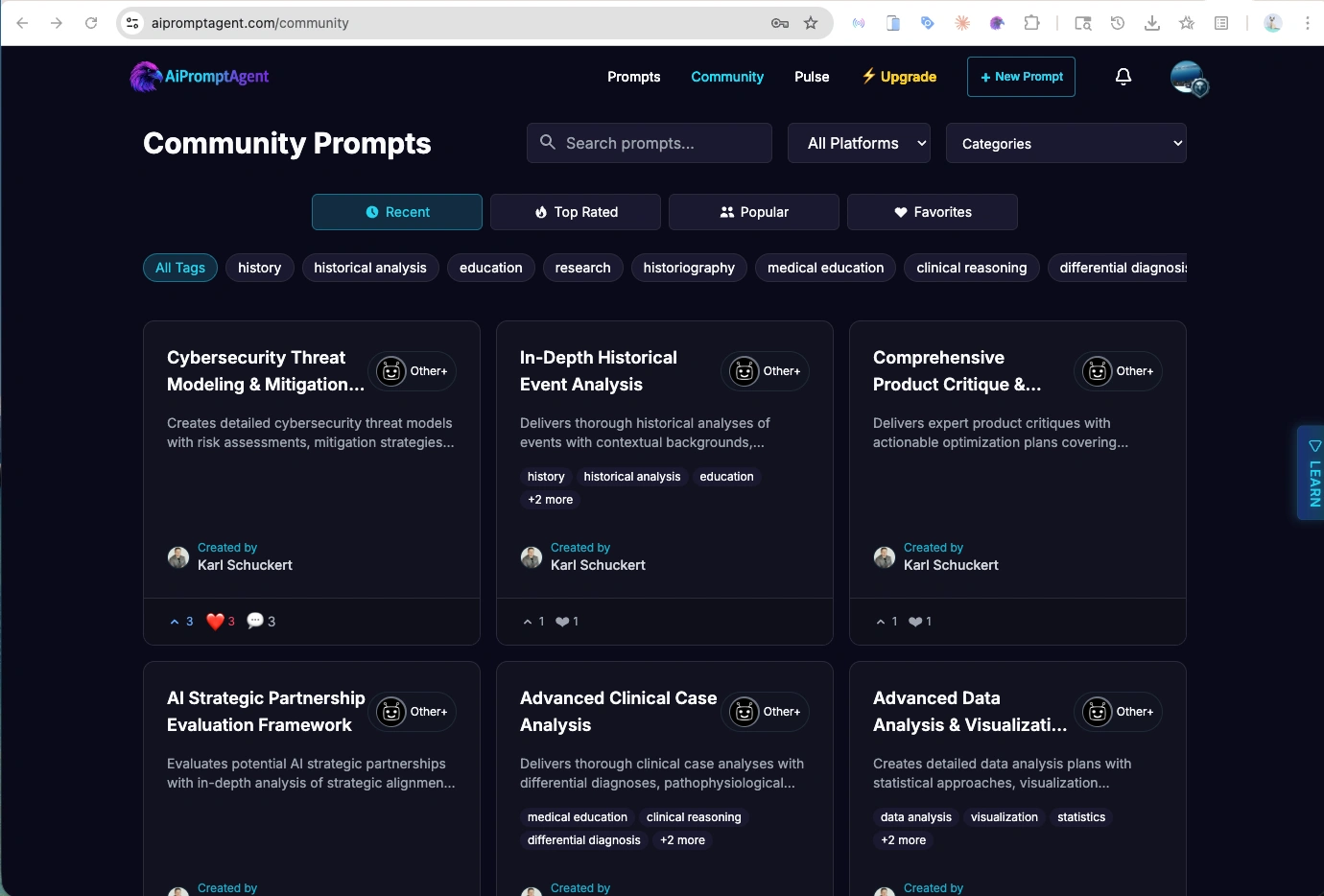 AiPromptAgent-Pro-Feature-2-comunity-prompts