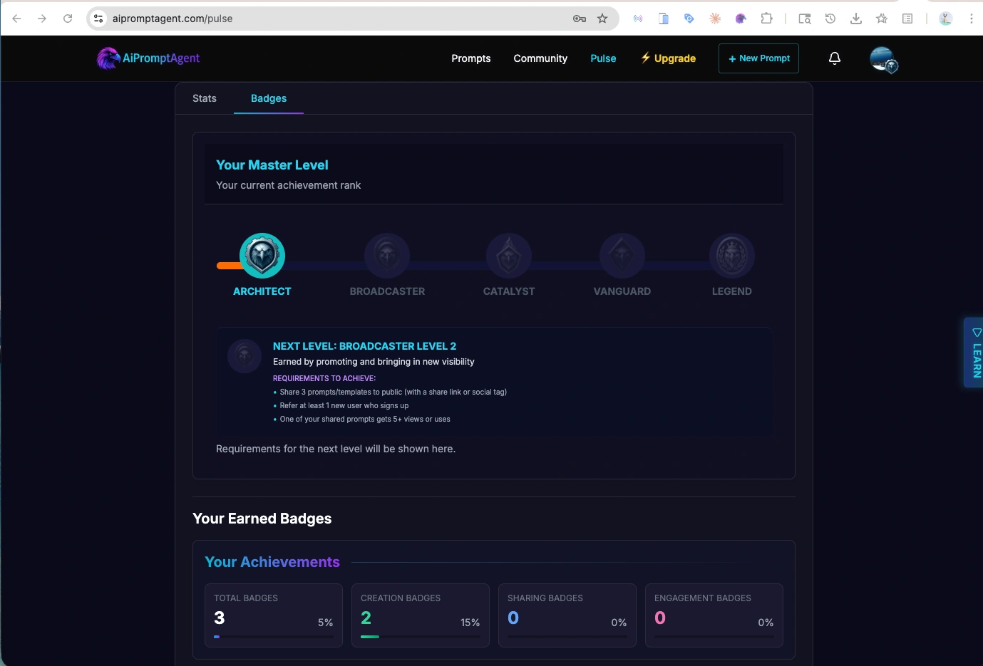 AiPromptAgent-Pro-Feature-5-achievement