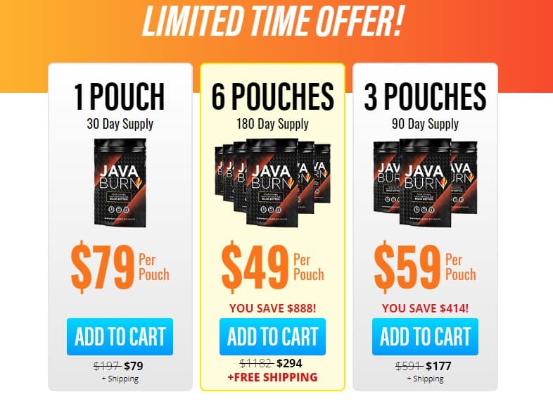 Java Burn Coffee Price