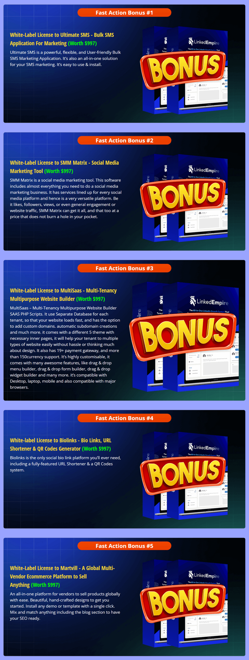 LinkedEmpire-bonuses