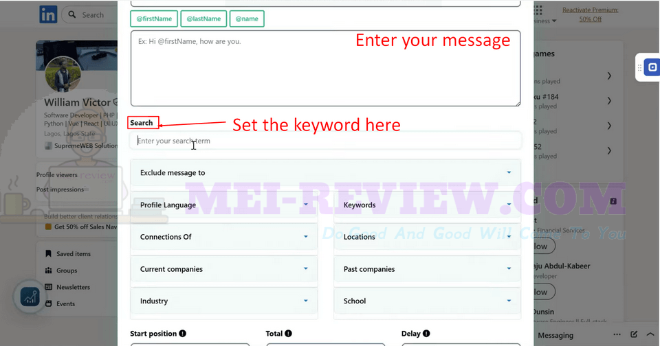LinkedEmpire-demo-9-keyword