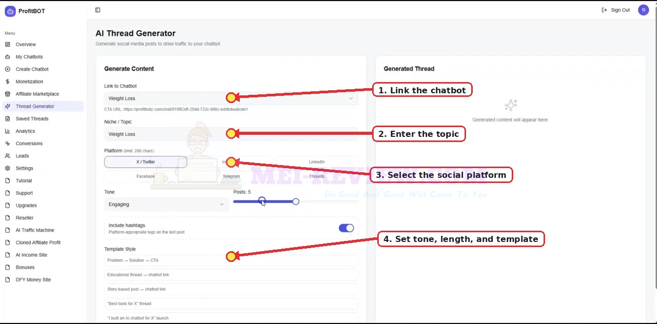 ProfitBOT-Demo-15-AI-Thread-Generator
