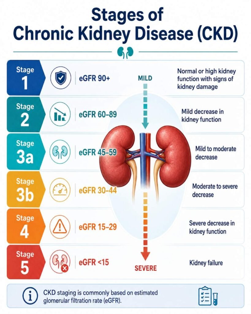 Stages of kidney disease
