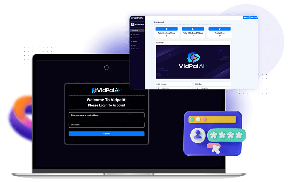 VidPalAI-Step-1-Login