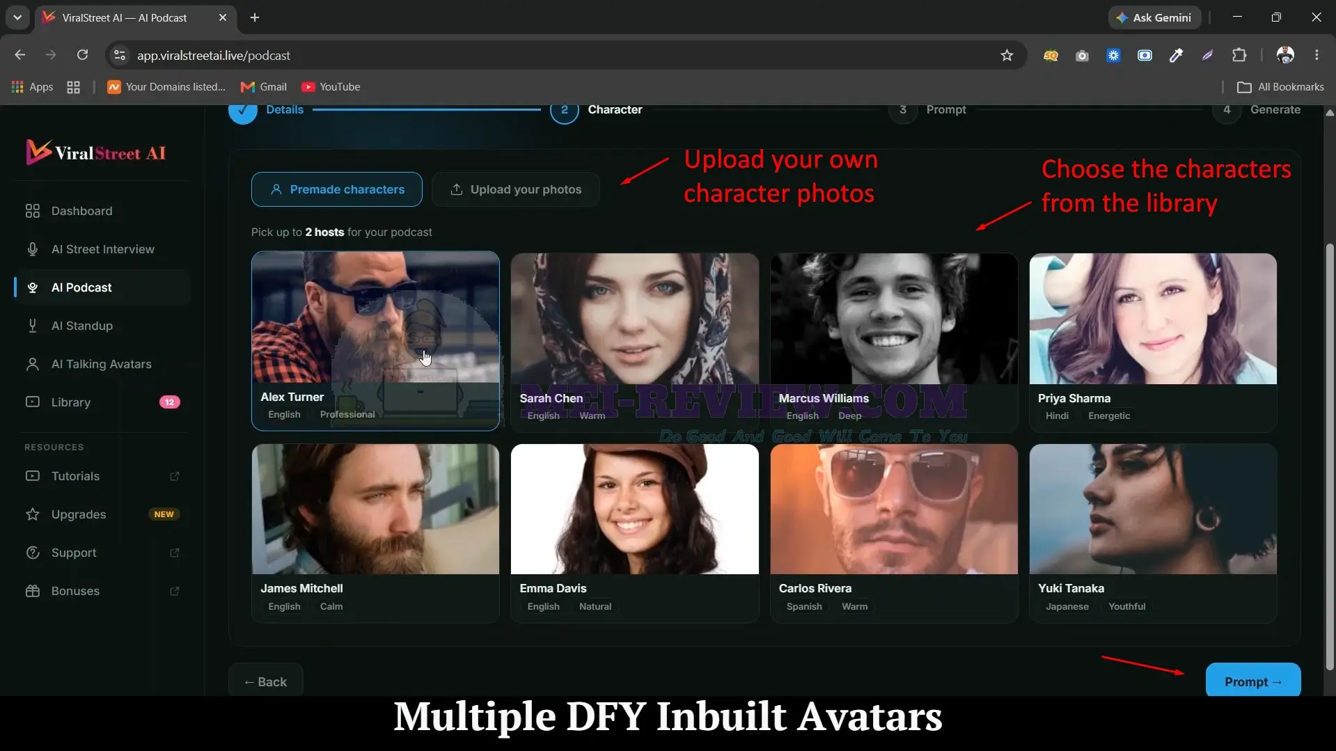 ViralStreet-AI-Demo-7-characters