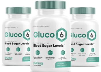 three Gluco6 bottles