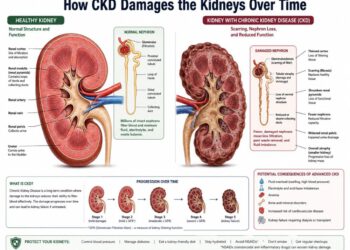 how ckd damages the kidneys over time