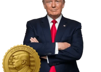 Trump 250th Anniversary Golden Badge