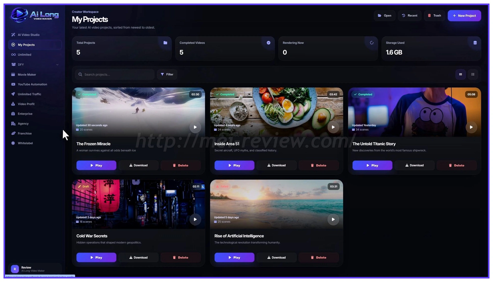 AI-Long-Video-Creator-Demo-9-Manage