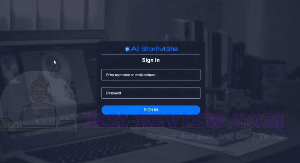 AI-StoriMate-App-Demo-1-login