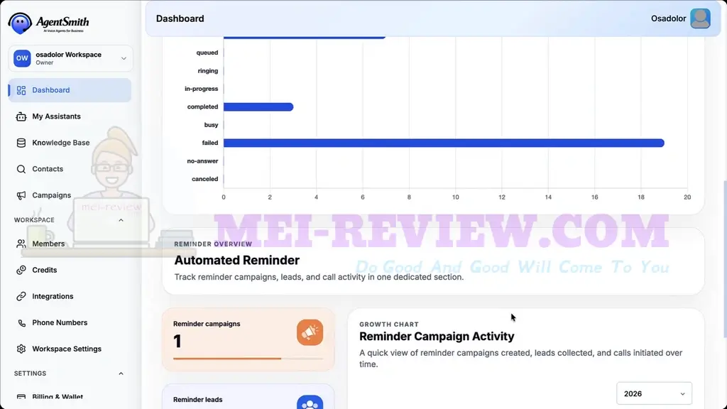 AgentSmith-demo-1-dashboard