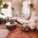 Boho Botanica Sun Drenched Calm Earthy Living Room