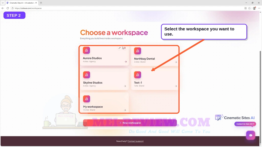 Cinematic-Sites-AI-Demo2-Workspace