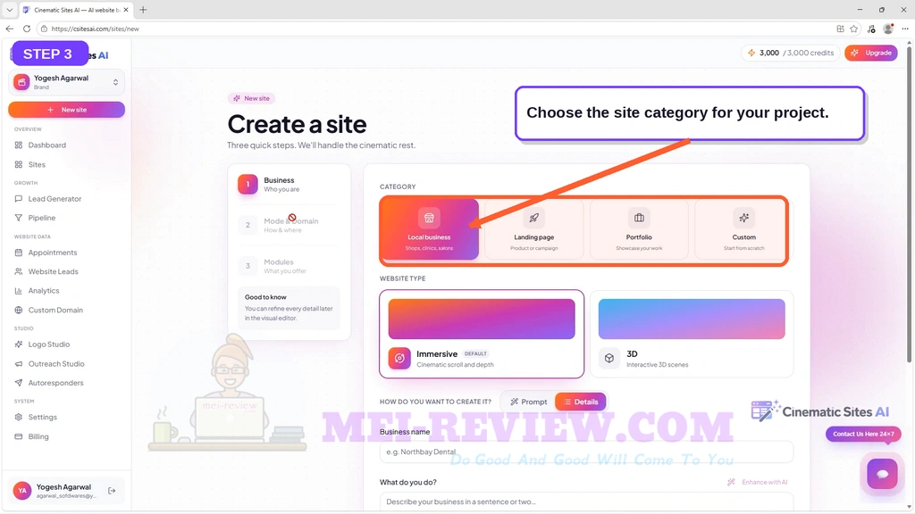 Cinematic-Sites-AI-Demo3-Category