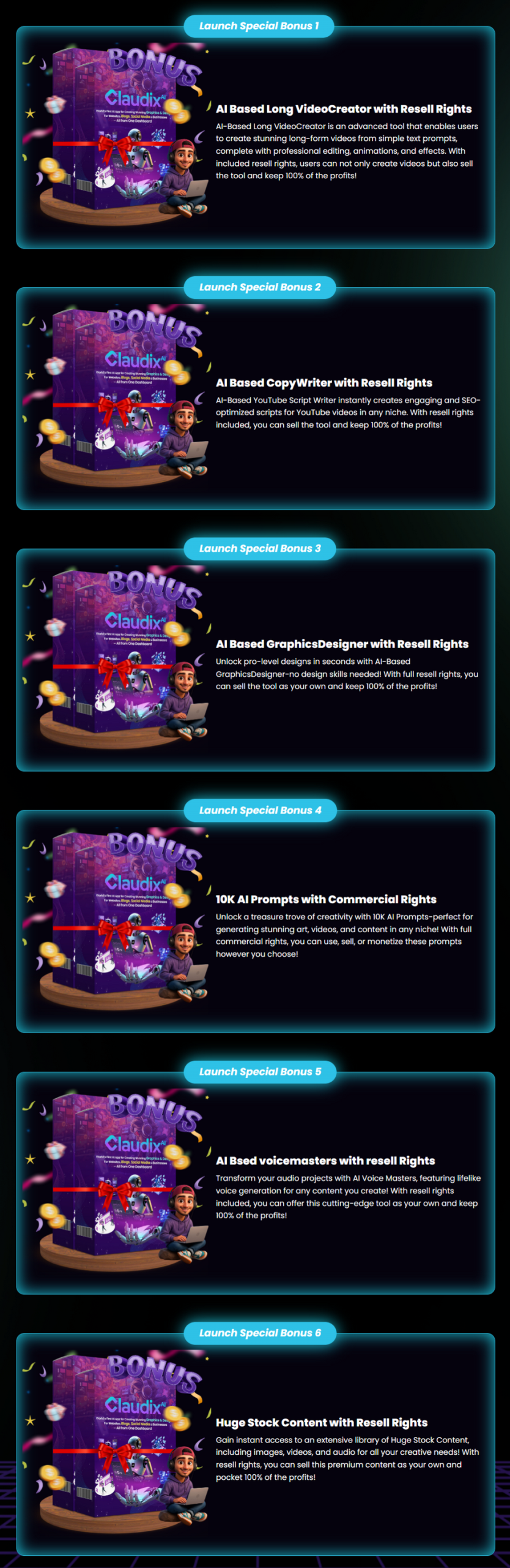 Claudix-AI-Bonuses