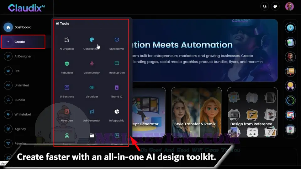 Claudix-AI-Demo-7-create