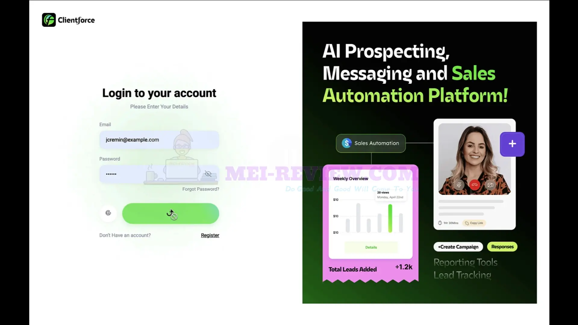 ClientForceAI-Demo-1-login