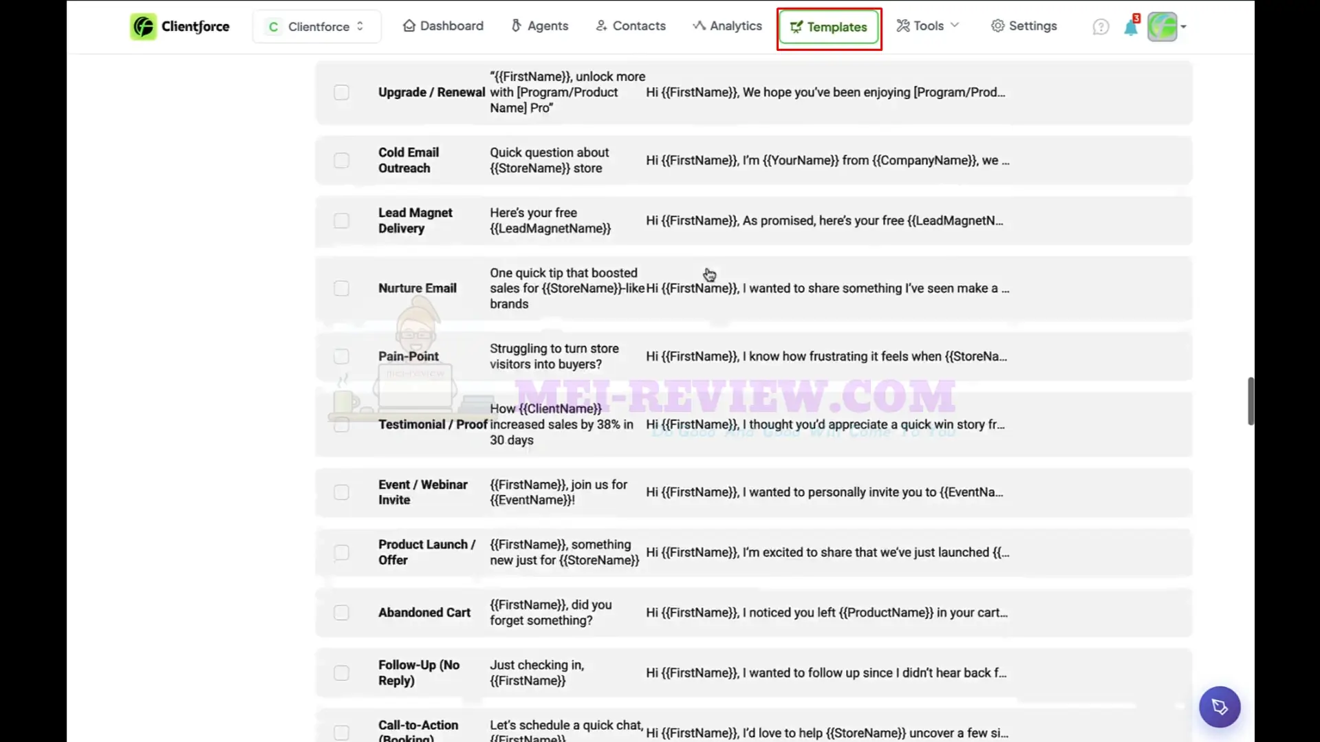 ClientForceAI-Demo-15-templates