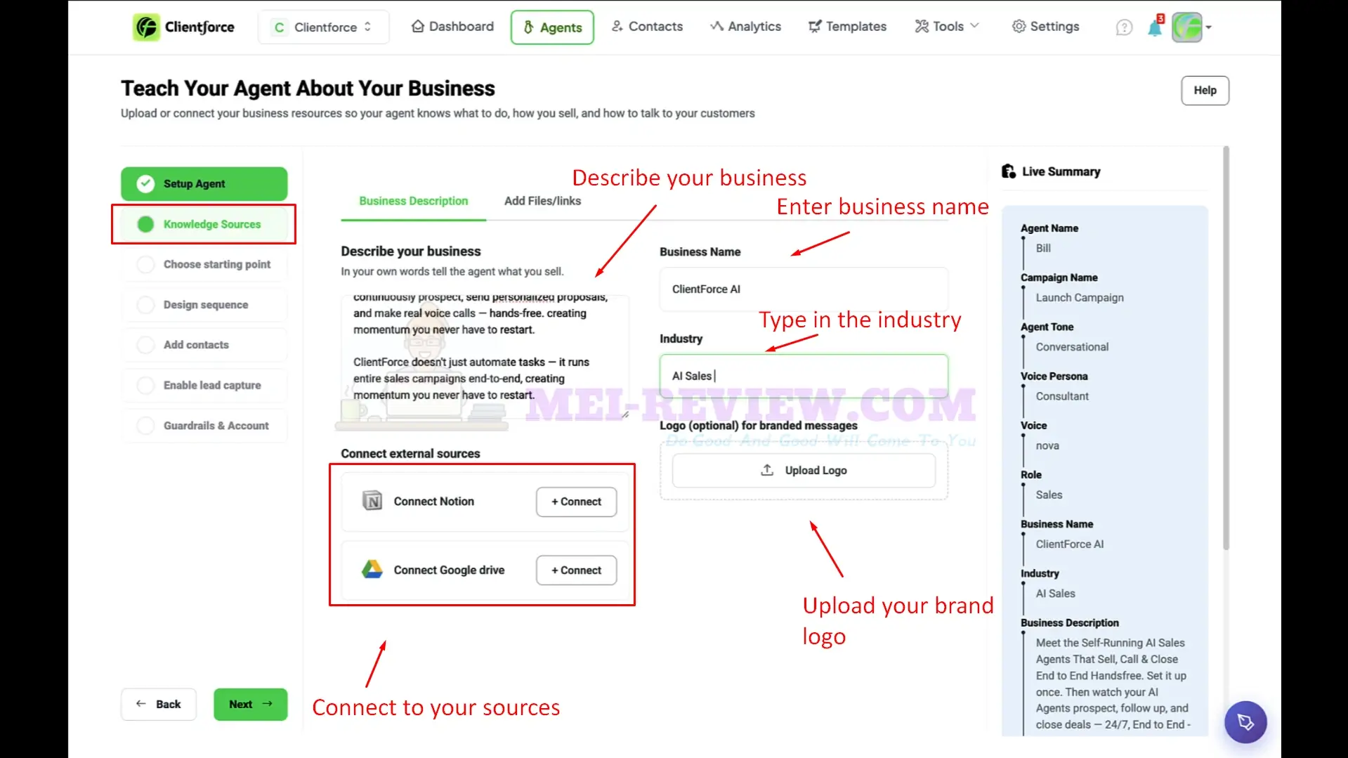 ClientForceAI-Demo-5-business