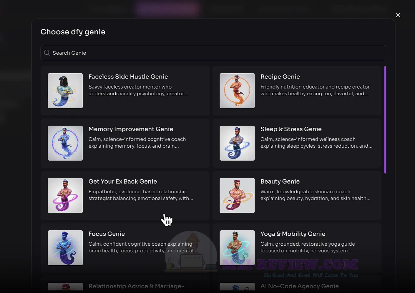 GramGenies-Step-3-DFY-Genie