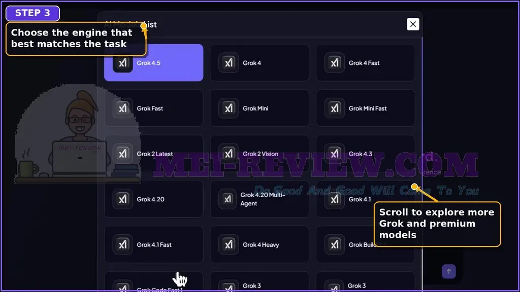 GrokPrime-AI-Demo-4-choose
