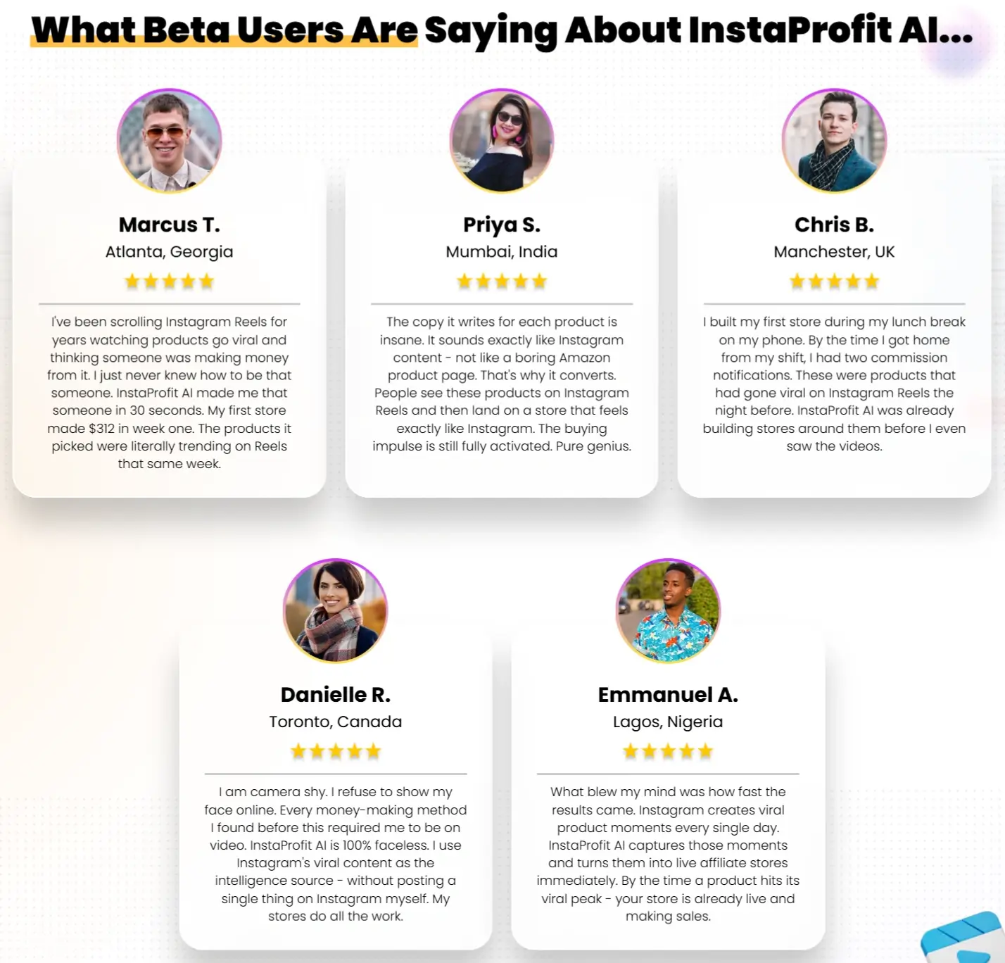 InstaProfit-AI-Feedback