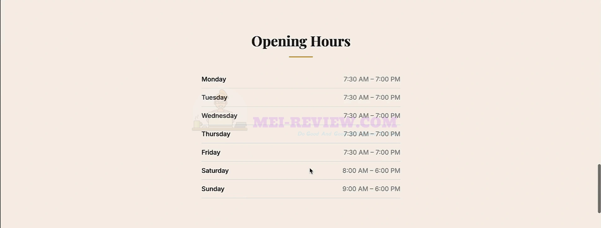 InstantlyClaw-Demo-5-Opening-Hours