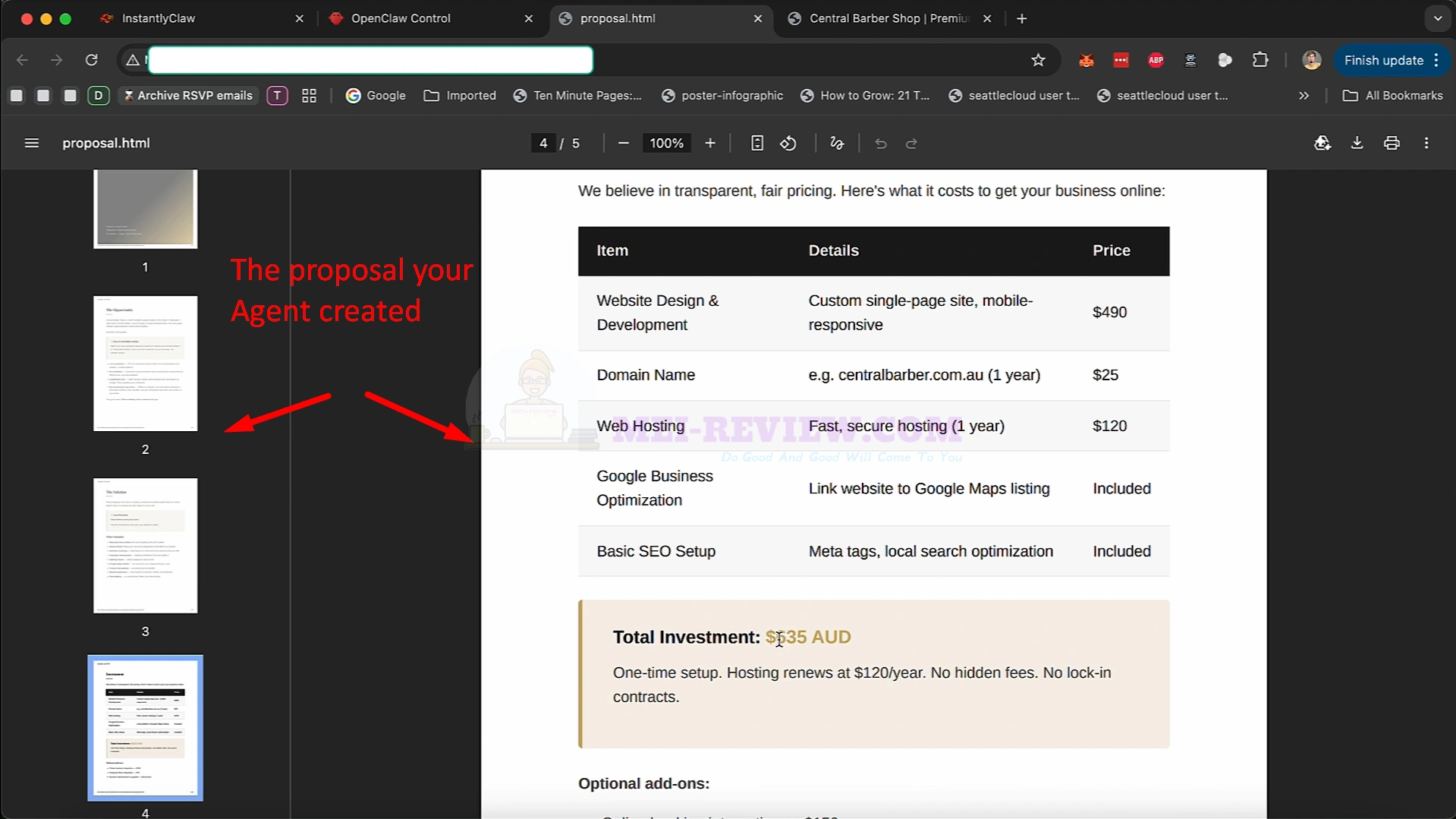 InstantlyClaw-Demo-7-Proposal