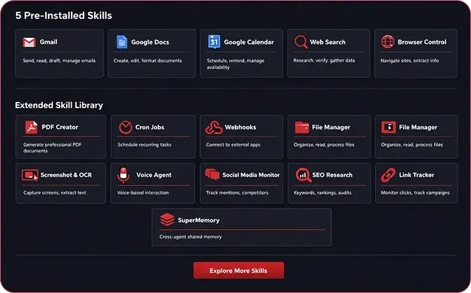 InstantlyClaw-Feature-2-Skills