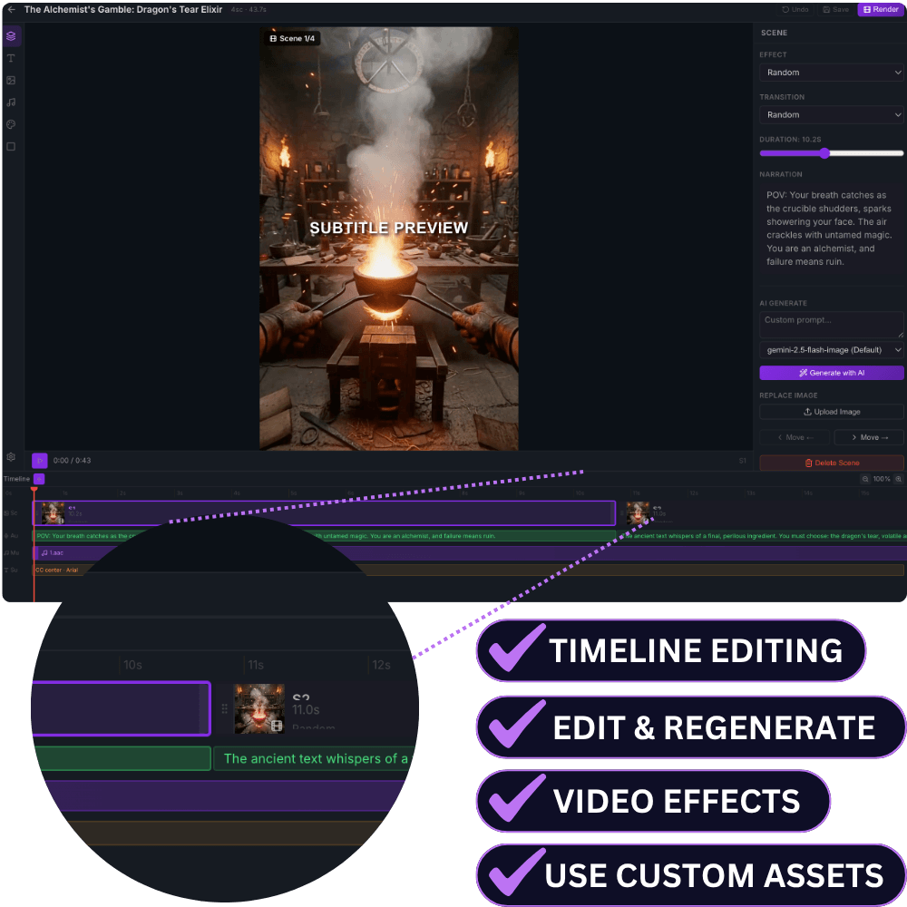 MagicFlixAI-2-Step-3-Production