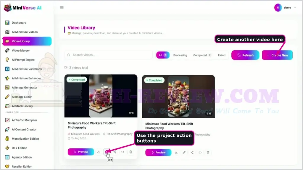 MiniVerse-AI-Demo-8-library