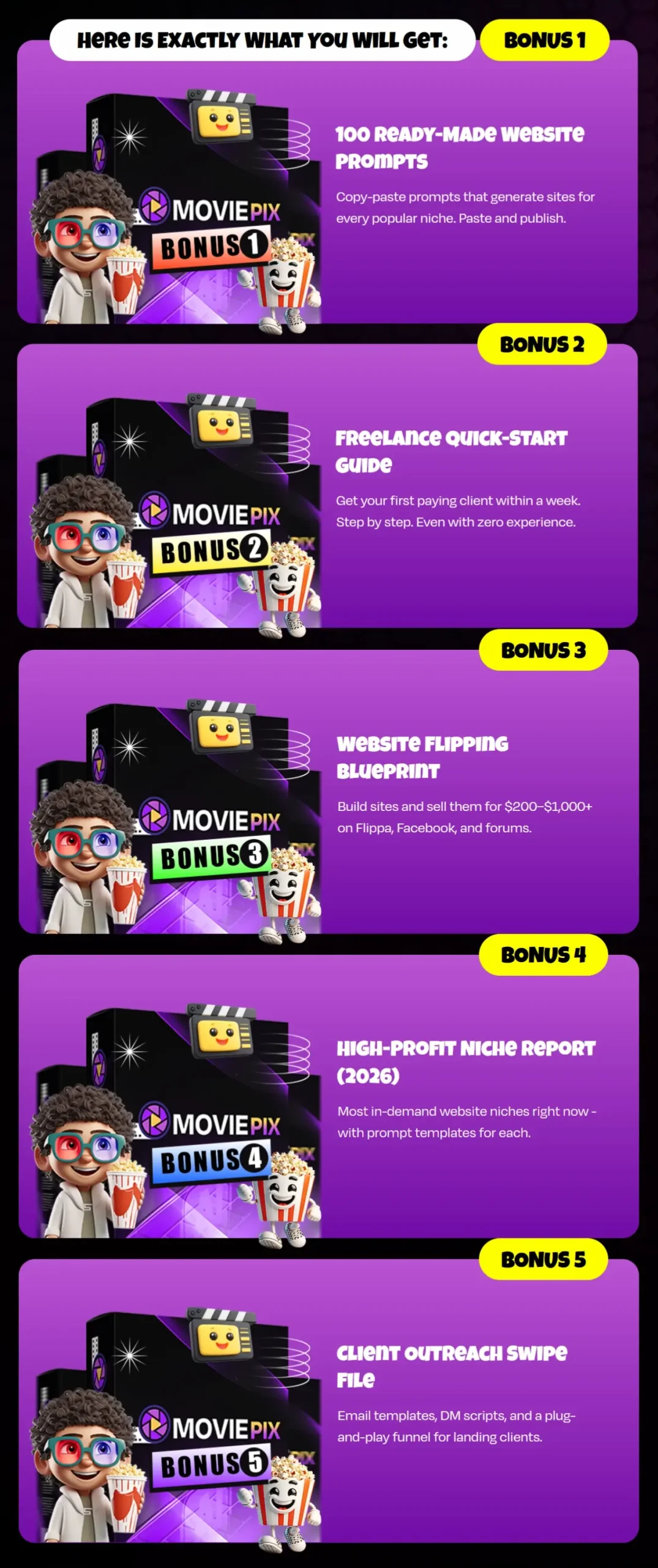 MoviePix-Bonuses