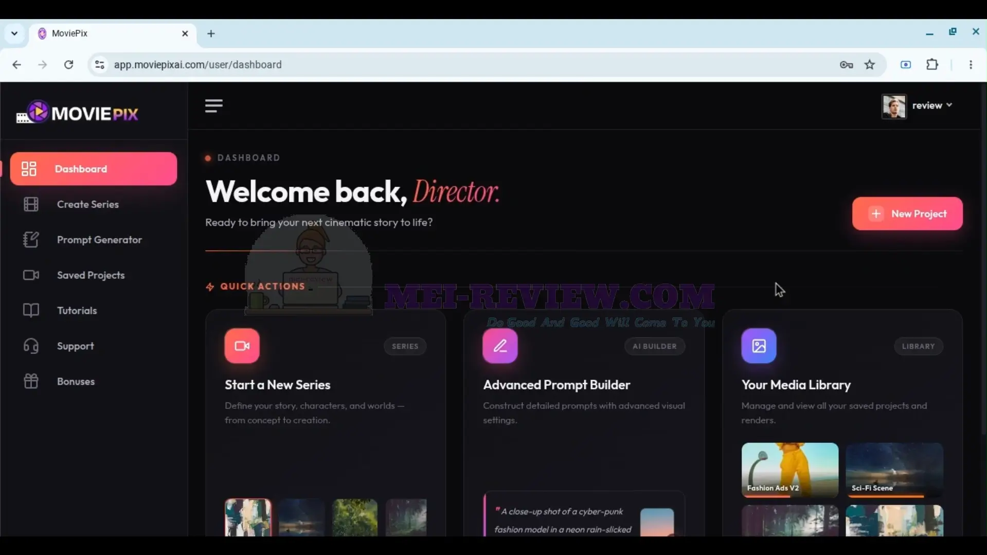 MoviePix-Demo-1-dashboard