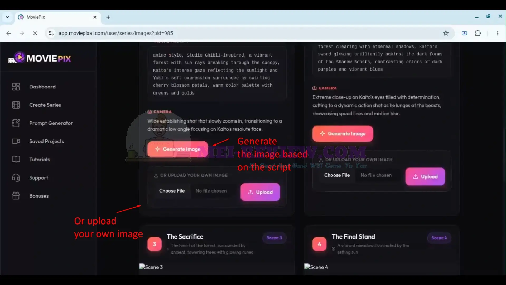 MoviePix-Demo-4-script