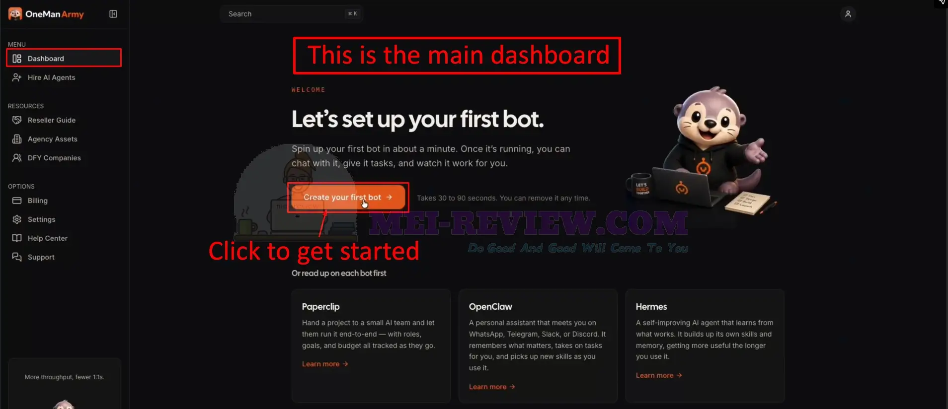 OneManArmy-Demo-1-dashboard