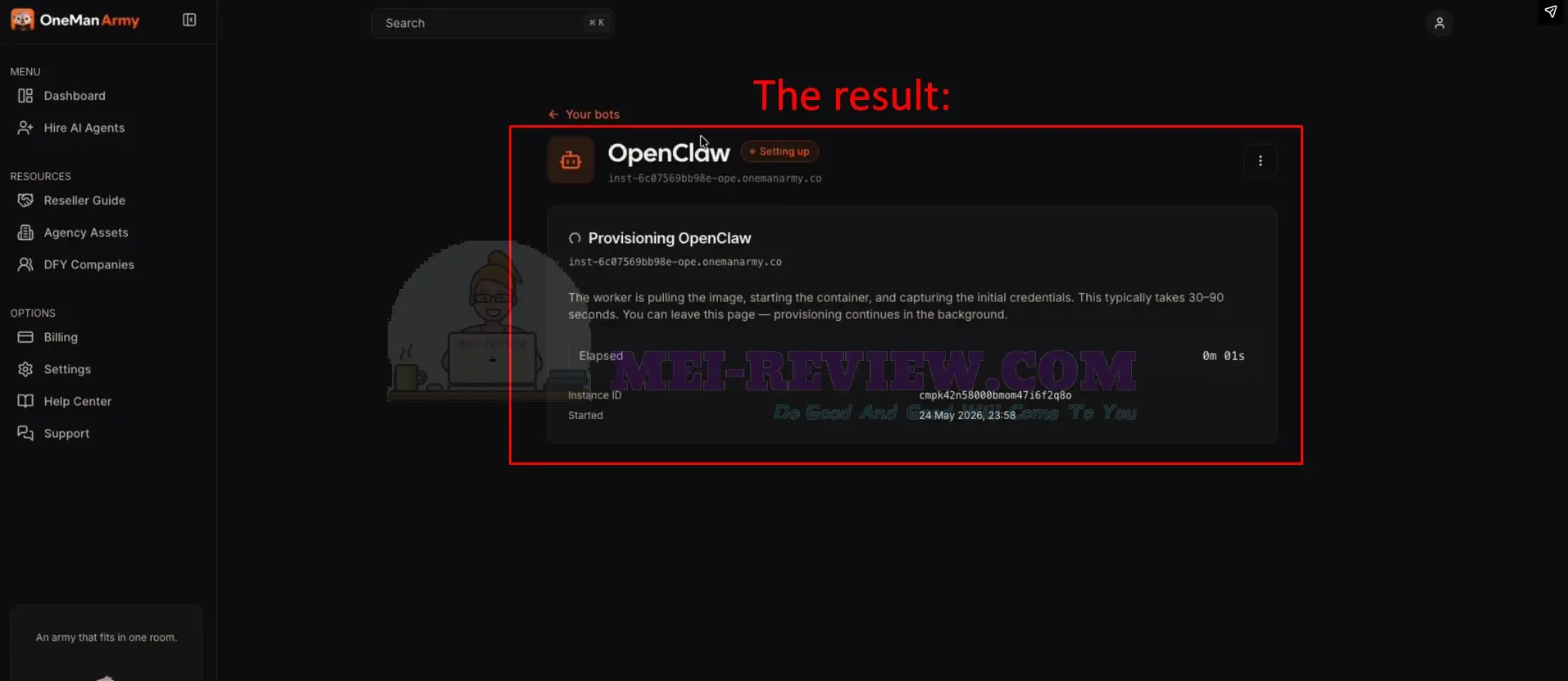 OneManArmy-Demo-8-OpenClaw