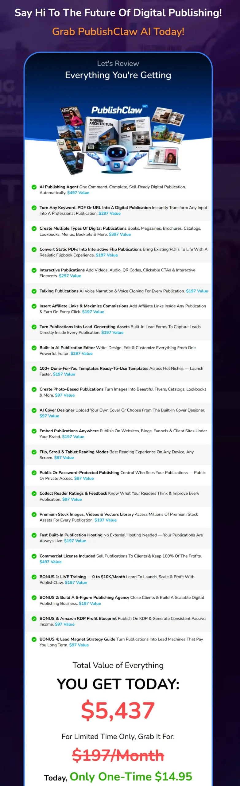 PublishClaw-AI-App-Recap