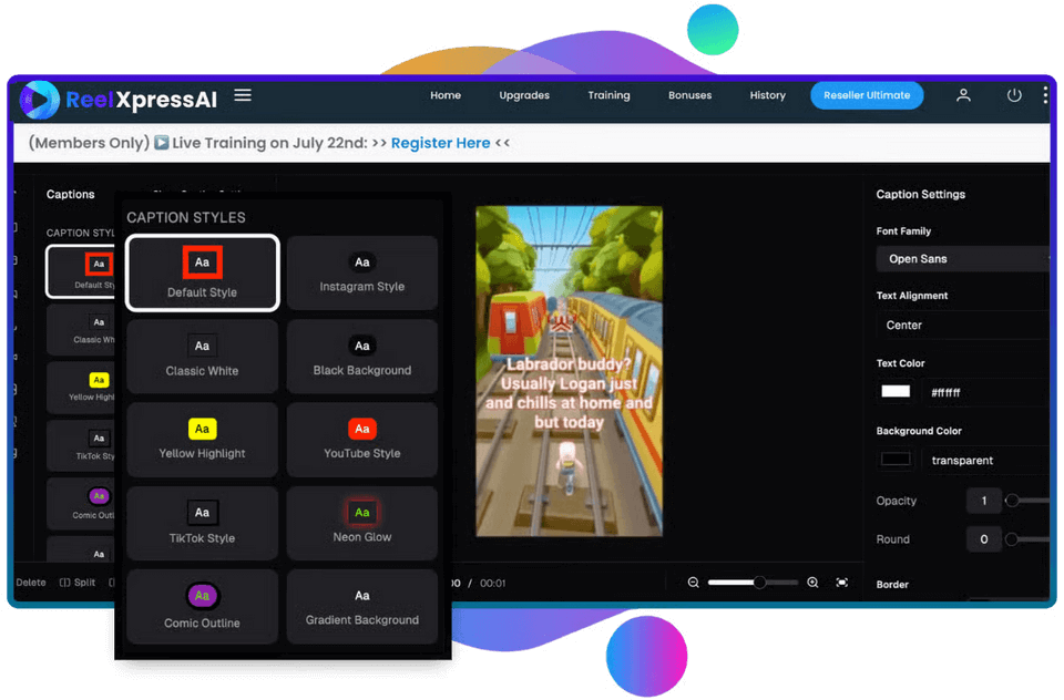 ReelXpress-AI-Feature-5-Captions