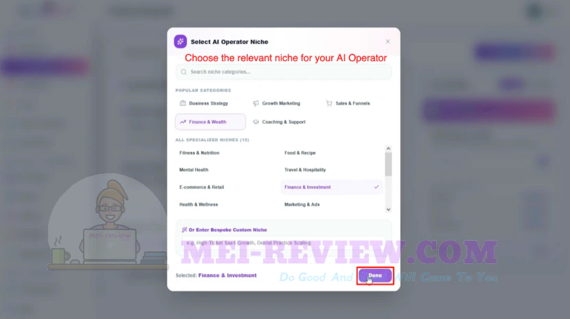 Retainer-AI-demo-4- Choose